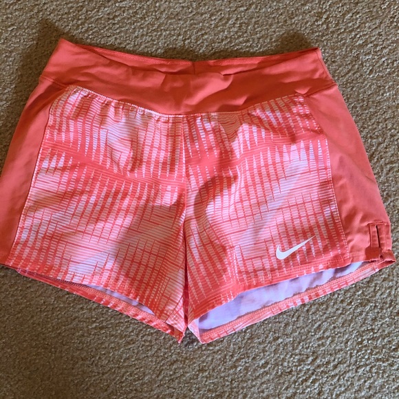 Orange patterned Nike shorts - Picture 1 of 1